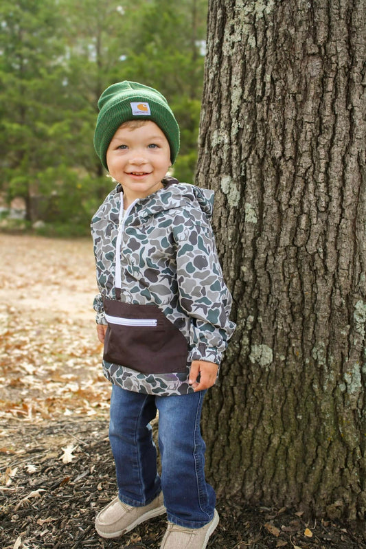 Sir Hunts A Lot Camo Rain Jacket