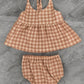 Fall Gingham Set