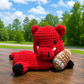 Hogs Football Crochet Lovey
