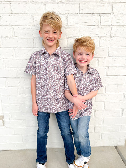 The Refined Camo Polo