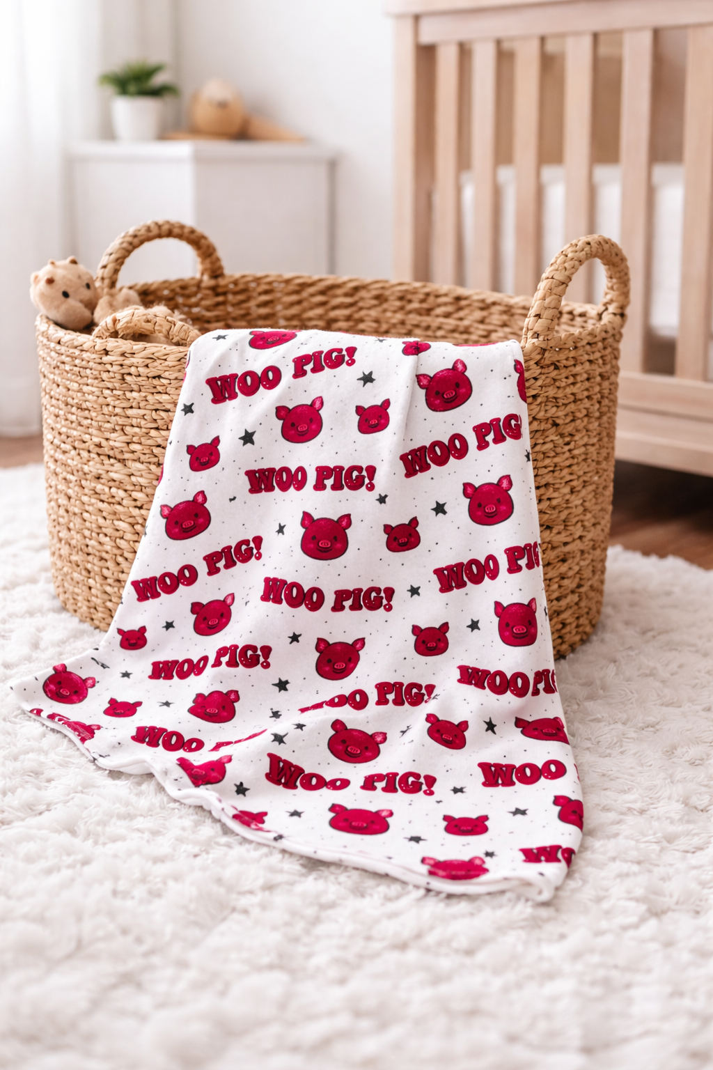 Woo Pig Swaddle/Blanket
