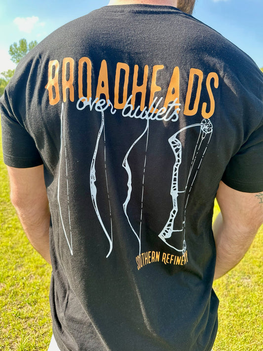 Broadheads Over Bullets Tee