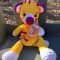 Tigers Football Crochet Lovey