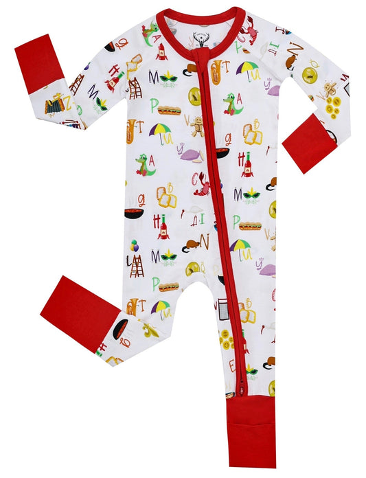 Cajun Alphabet Bamboo Pajamas (wholesale)