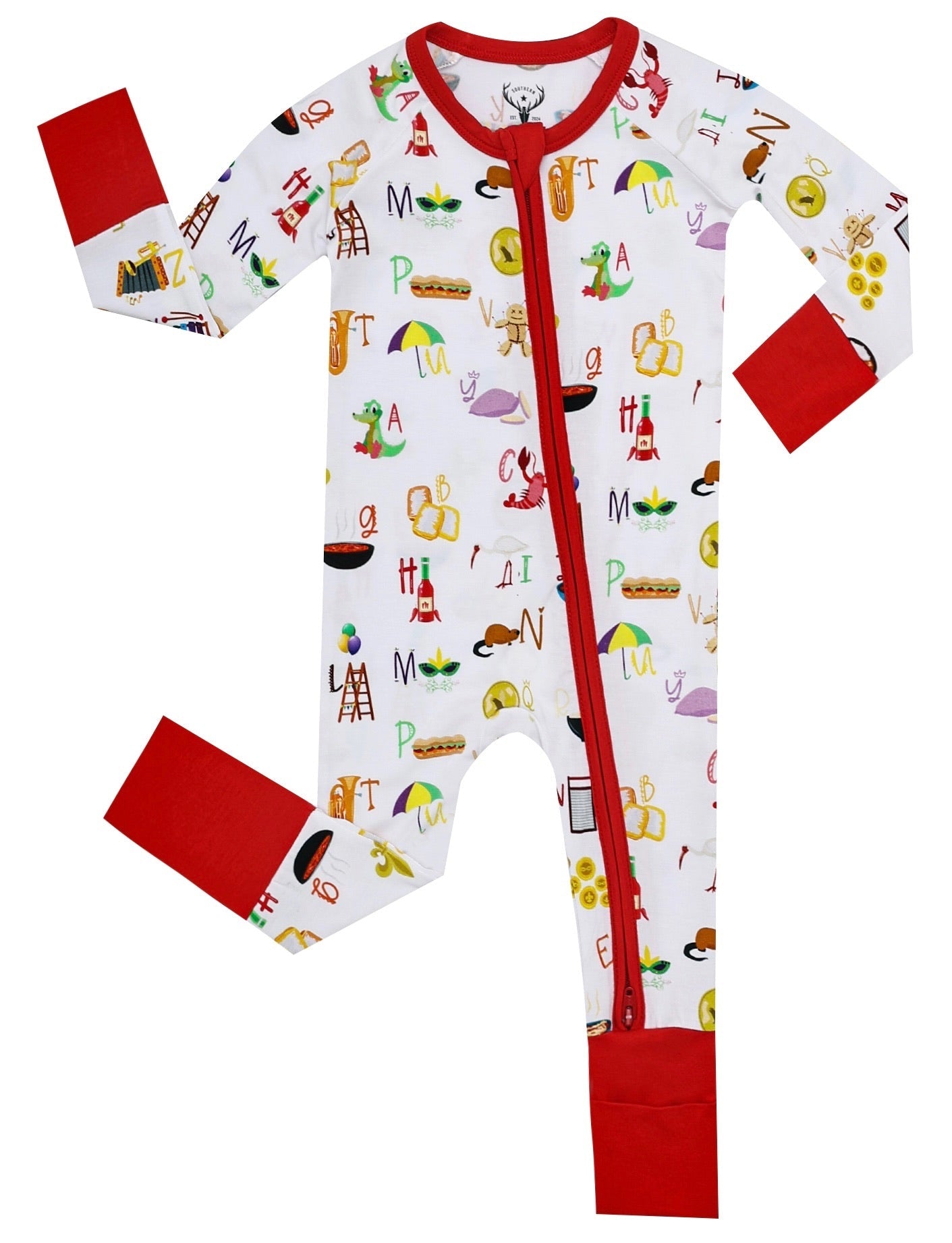 Cajun Alphabet Bamboo Pajamas