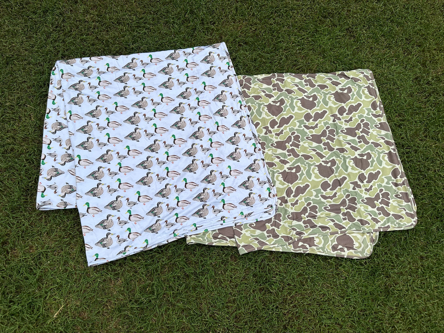 Mallard Duck Bamboo Blanket 45x45