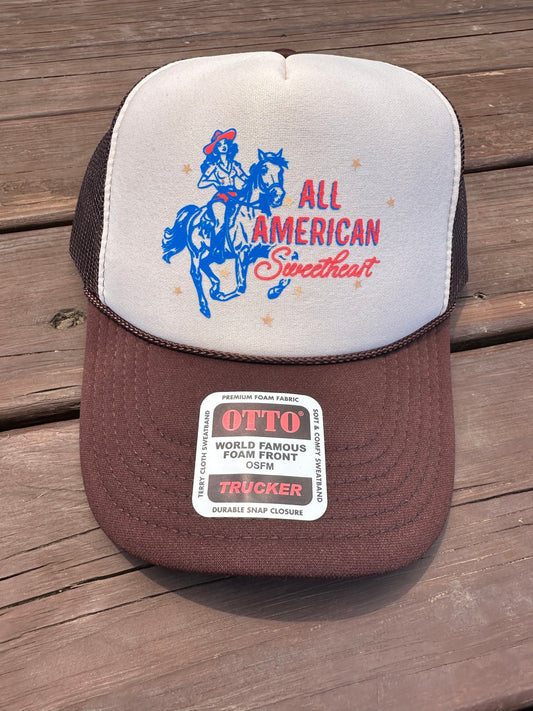 American Sweetheart Trucker Hat