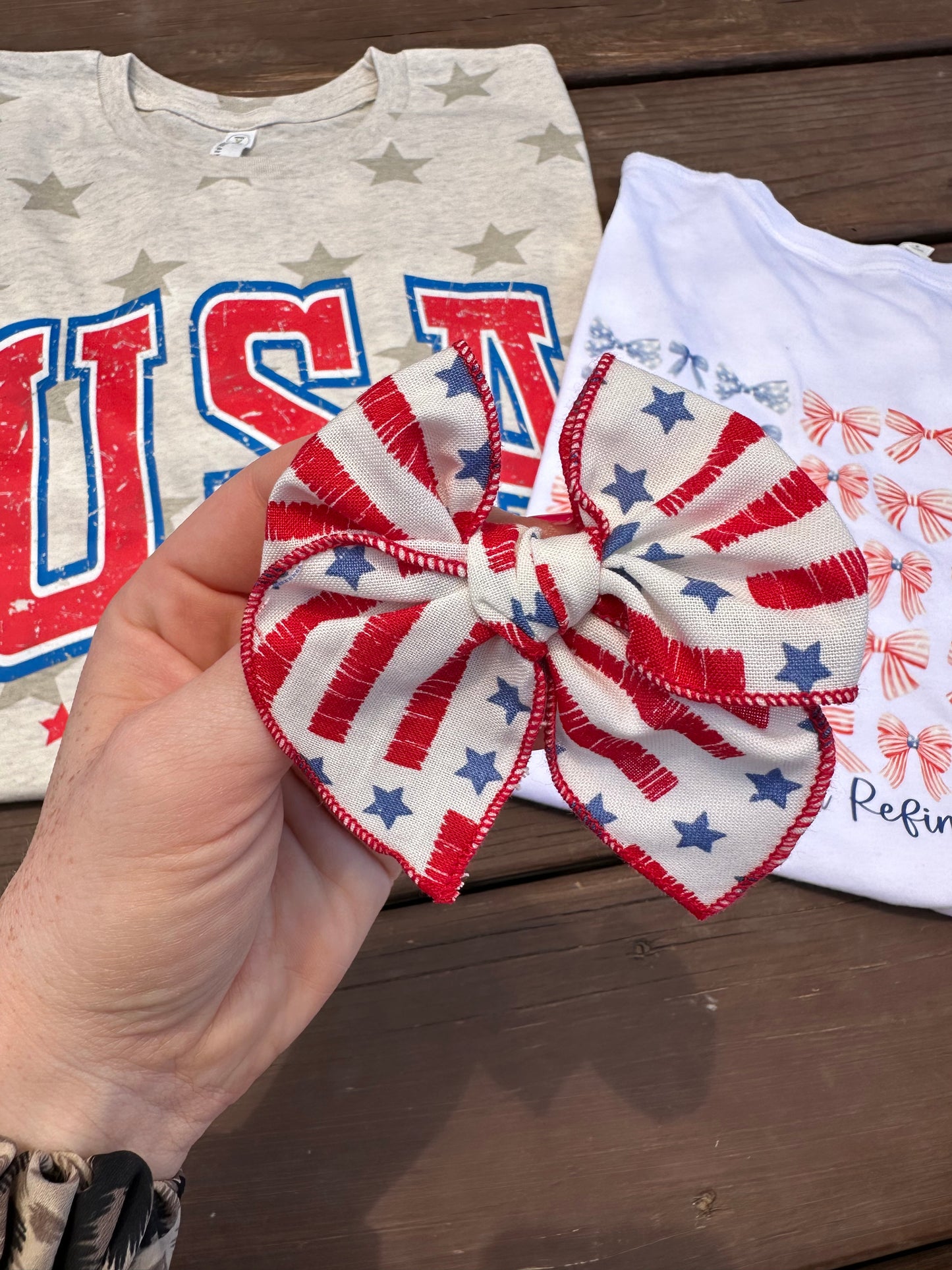 Stars & Stripes Hair Bow