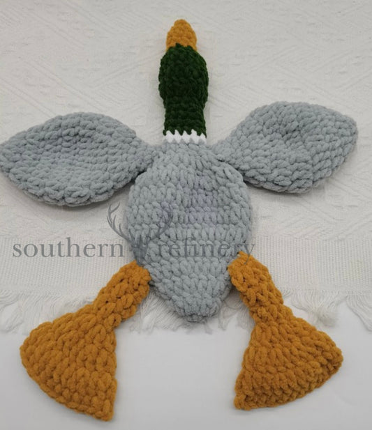 Mallard Duck Crochet Lovey