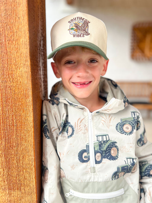 Big Green Tractor Rain Jacket