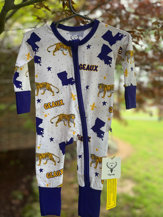 Geaux Tigers Bamboo Pajamas