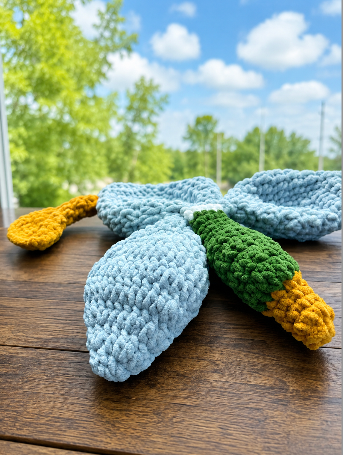 Mallard Duck Crochet Lovey